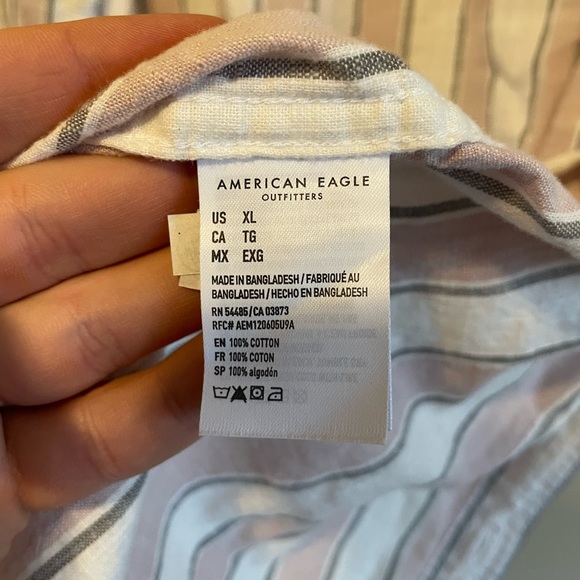 American Eagle button up — New with tags - Picture 5 of 6